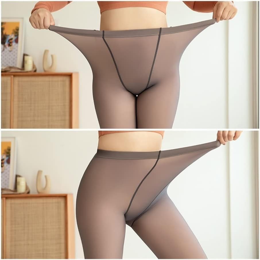 Thermo-Strumpfhose Damen Plus Size wollgefüttert