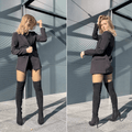 Damen-Strumpfhose aus samtiger Wolle Super Diva