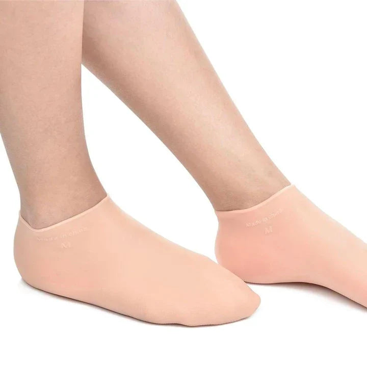 Damen-Silikonsocken zur Feuchtigkeitspflege für Füße und Ferse