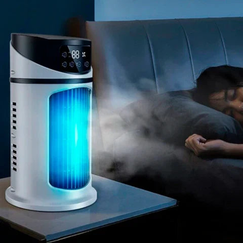 Tragbare Mini-Klimaanlage mit Luftbefeuchter - AirFrost