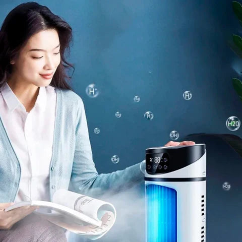 Tragbare Mini-Klimaanlage mit Luftbefeuchter - AirFrost