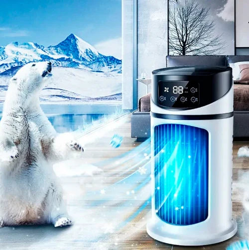 Tragbare Mini-Klimaanlage mit Luftbefeuchter - AirFrost
