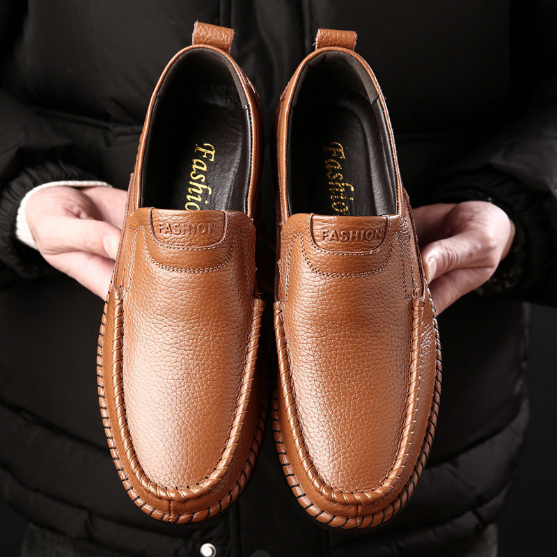 Rutschfester Herren-Ledermokassin - ClassLine