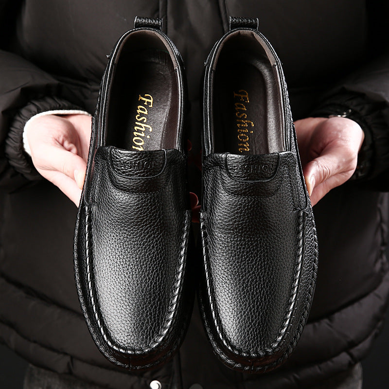 Rutschfester Herren-Ledermokassin - ClassLine