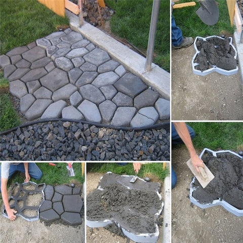 Pflasterform für die Gartendekoration