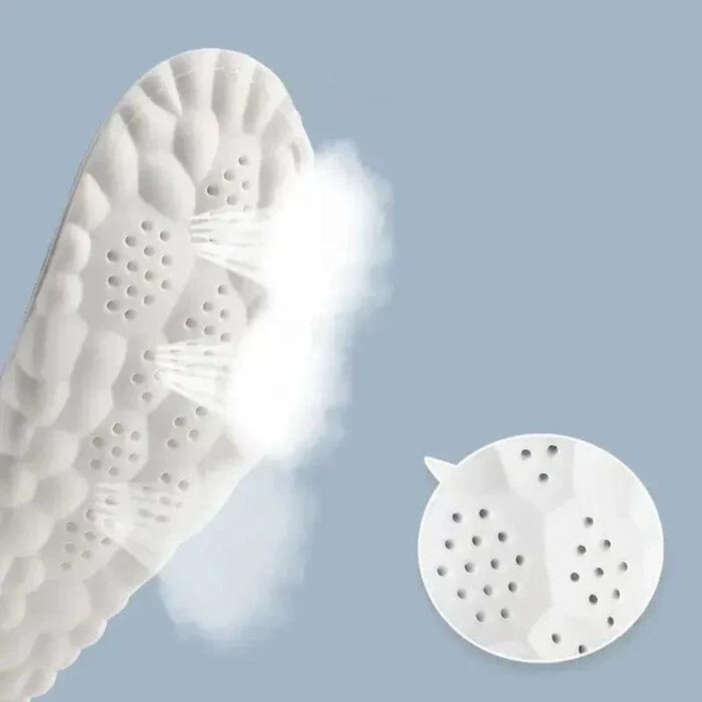 Ergonomische 4D-Einlegesohle Unisex, Stoßdämpfend, Atmungsaktiv