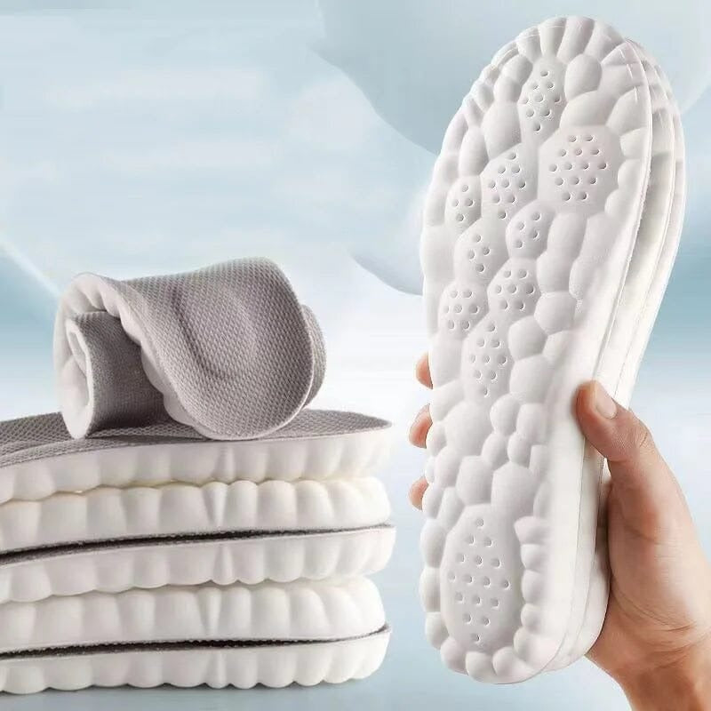 Ergonomische 4D-Einlegesohle Unisex, Stoßdämpfend, Atmungsaktiv