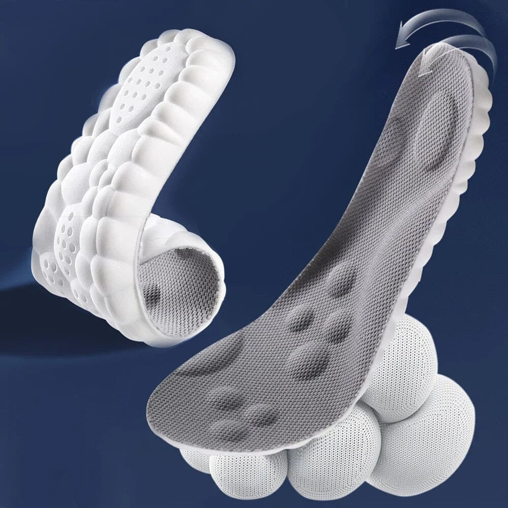 Ergonomische 4D-Einlegesohle Unisex, Stoßdämpfend, Atmungsaktiv