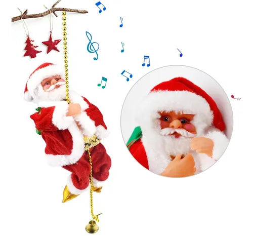 Musikalischer Kletternder Weihnachtsmann