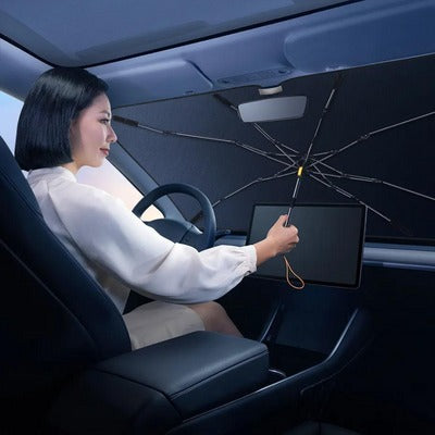 Ausziehbarer Sonnenschutz für Auto-Windschutzscheibe - AutoGuard