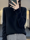Lässiger Kaschmirpullover für Damen für den Winter