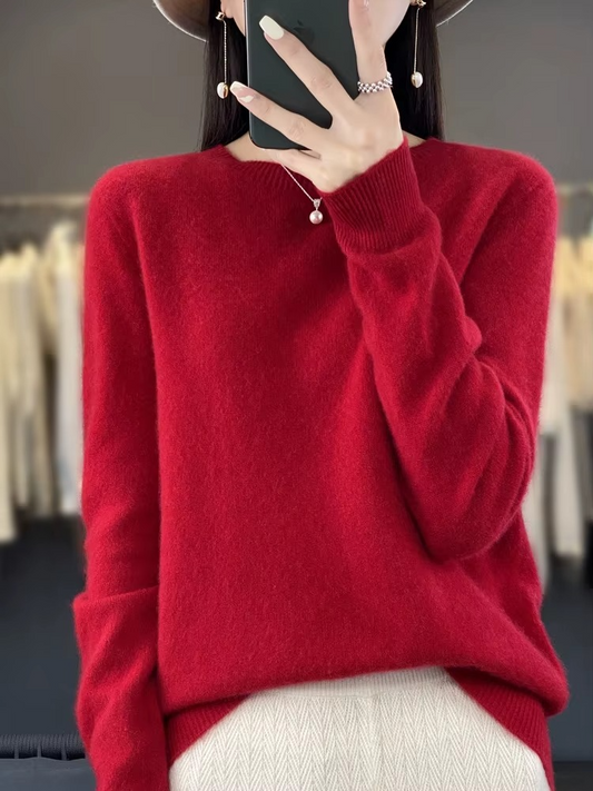 Lässiger Kaschmirpullover für Damen für den Winter