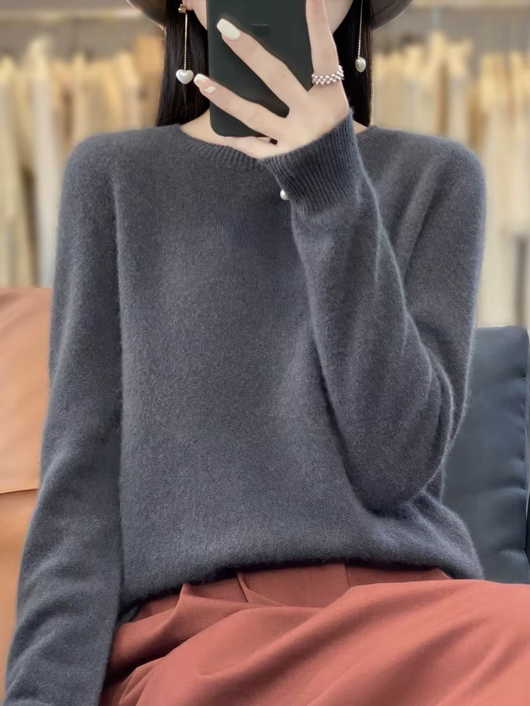 Lässiger Kaschmirpullover für Damen für den Winter