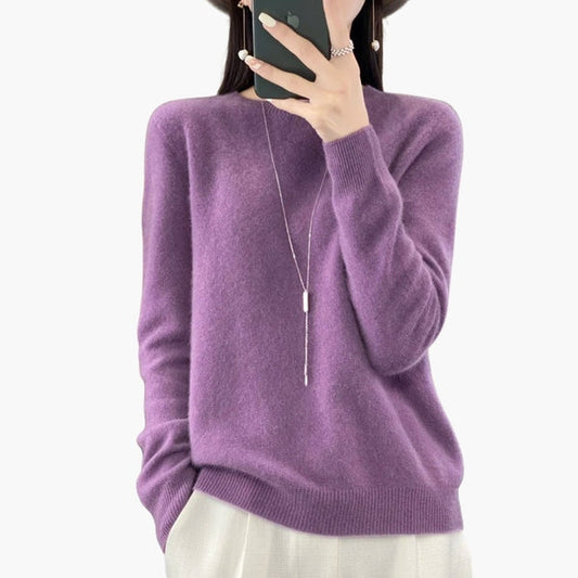 Lässiger Kaschmirpullover für Damen für den Winter
