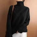 Rollkragenpullover aus Wolle für Damen