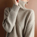 Rollkragenpullover aus Wolle für Damen
