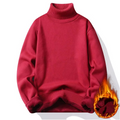 Rollkragenpullover mit Fleece-Futter für den Winter für Herren