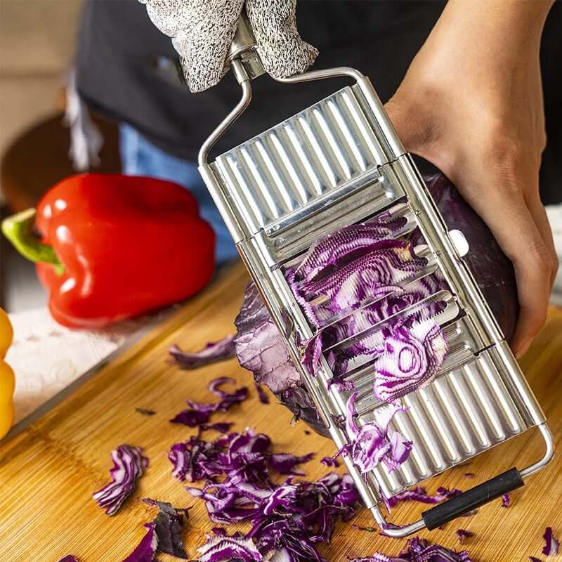 Professionelle Mehrzweck-Gemüsereibe mit 4 Klingen