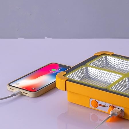 Wasserdichter Solar-LED-Strahler mit integrierter Powerbank