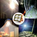 Wasserdichter Solar-LED-Strahler mit integrierter Powerbank