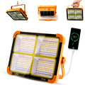 Wasserdichter Solar-LED-Strahler mit integrierter Powerbank