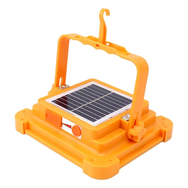 Wasserdichter Solar-LED-Strahler mit integrierter Powerbank