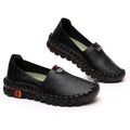 Orthopädischer Leder-Slipper mit rutschfester Sohle