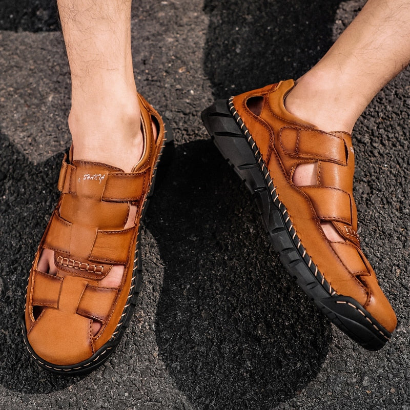 Rutschfeste Herren-Freizeitsandale