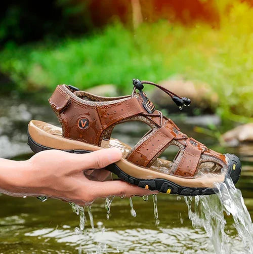 Orthopädische rutschfeste Herrensandale - OrthoStep