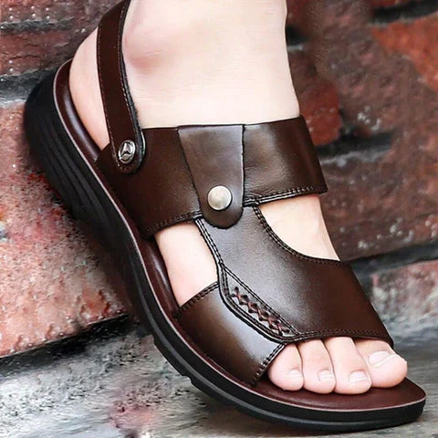 Herren-Ledersandale Sommer Comfort