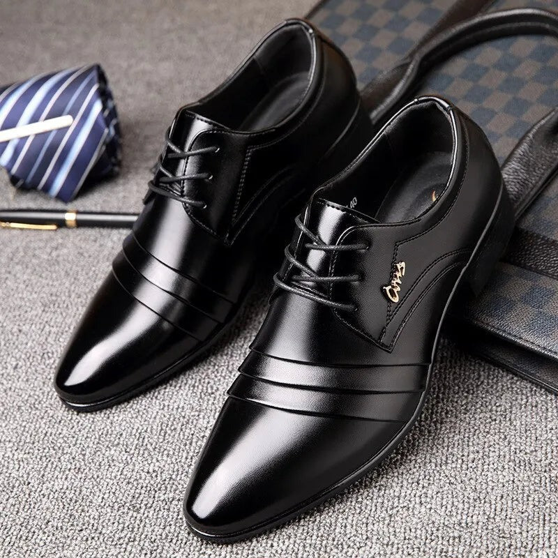 Herren Oxford Business-Schuh aus Leder