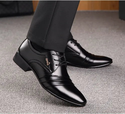 Herren Oxford Business-Schuh aus Leder