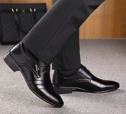 Herren Oxford Business-Schuh aus Leder