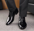 Herren Oxford Business-Schuh aus Leder