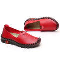 Orthopädischer Leder-Slipper mit rutschfester Sohle