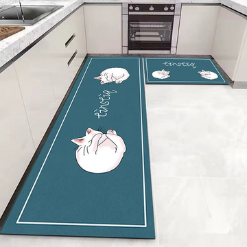 Dekorative saugfähige Premium-Matte für Küche, Wohnzimmer und Schlafzimmer