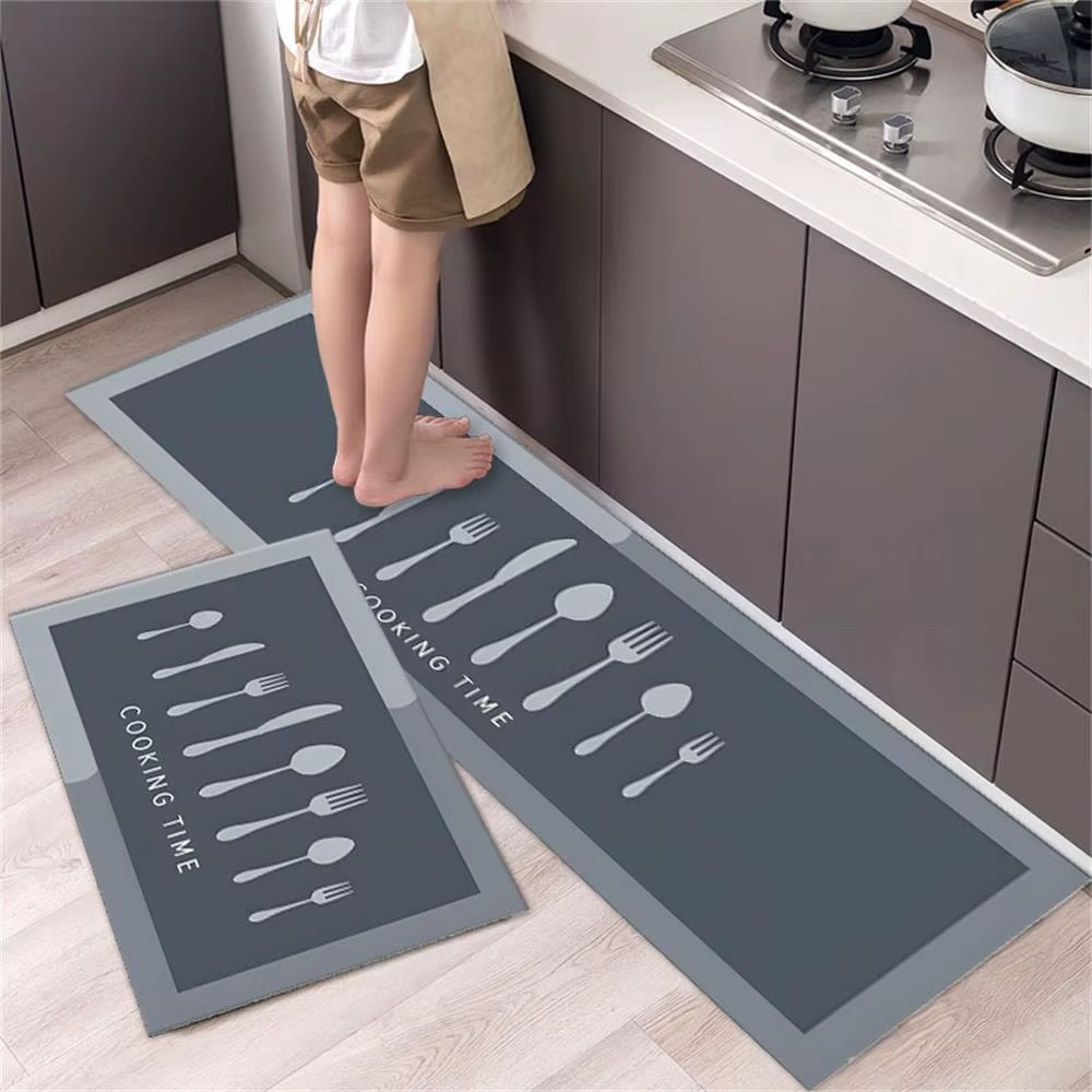 Dekorative saugfähige Premium-Matte für Küche, Wohnzimmer und Schlafzimmer