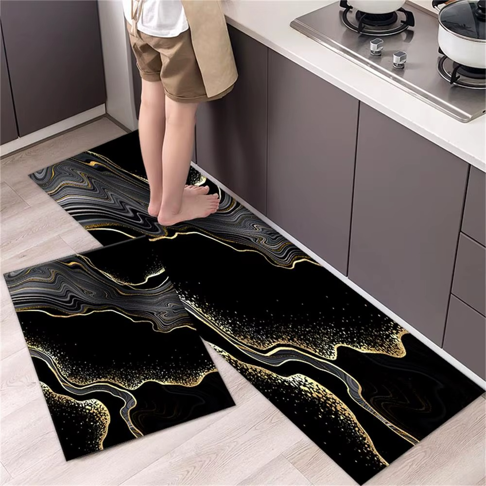 Dekorative saugfähige Premium-Matte für Küche, Wohnzimmer und Schlafzimmer
