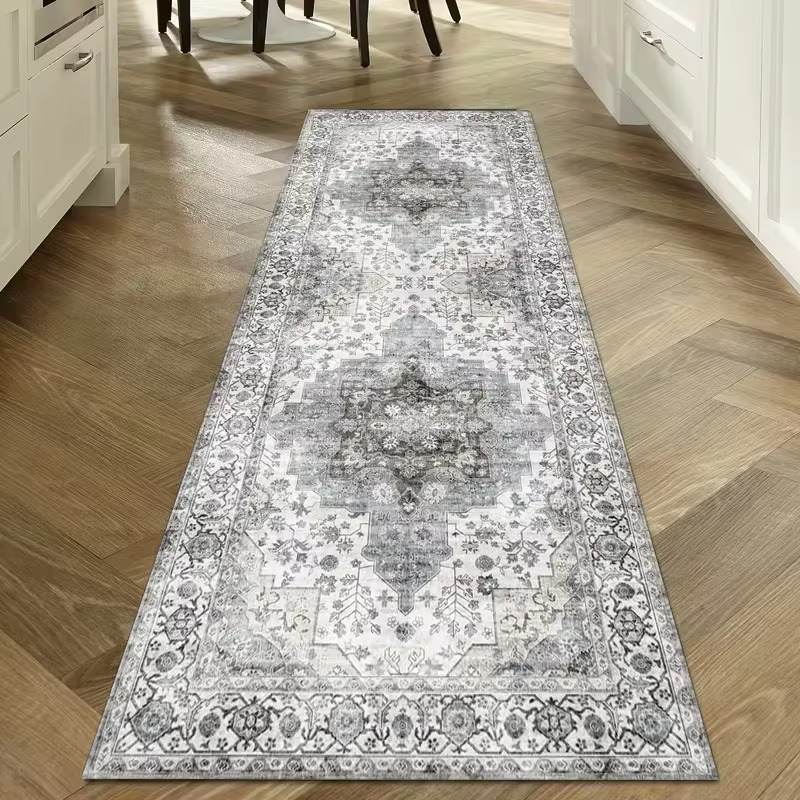 Rutschfester Vintage-Flurteppich zur Dekoration