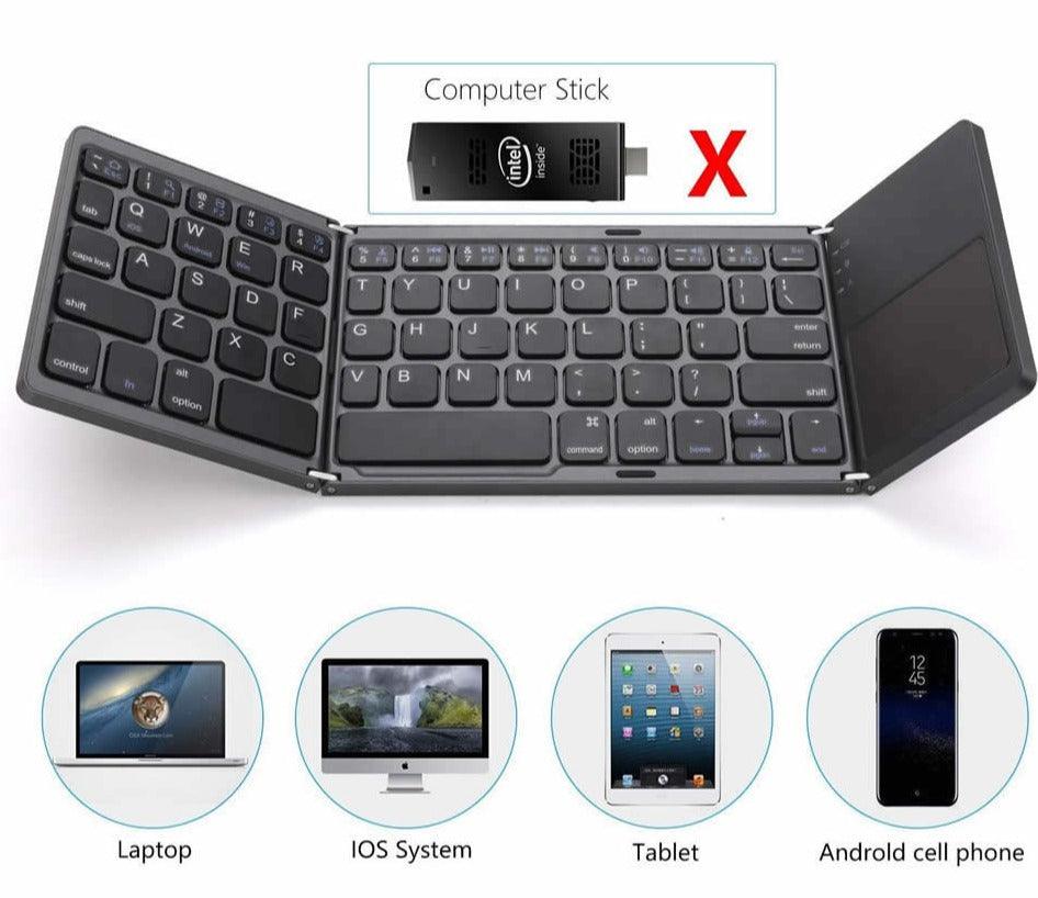 Robuste faltbare Tastatur für mobile Produktivität