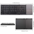 Robuste faltbare Tastatur für mobile Produktivität
