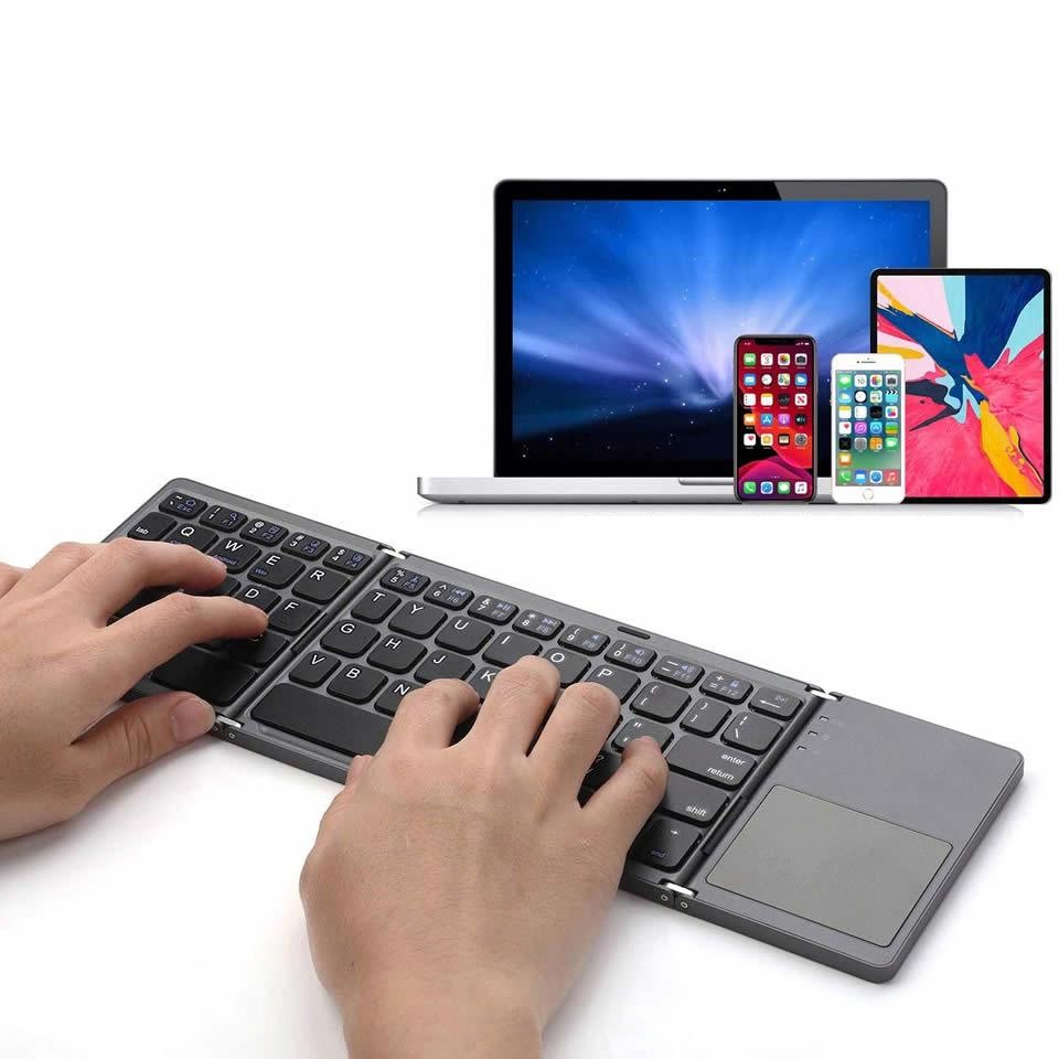 Robuste faltbare Tastatur für mobile Produktivität