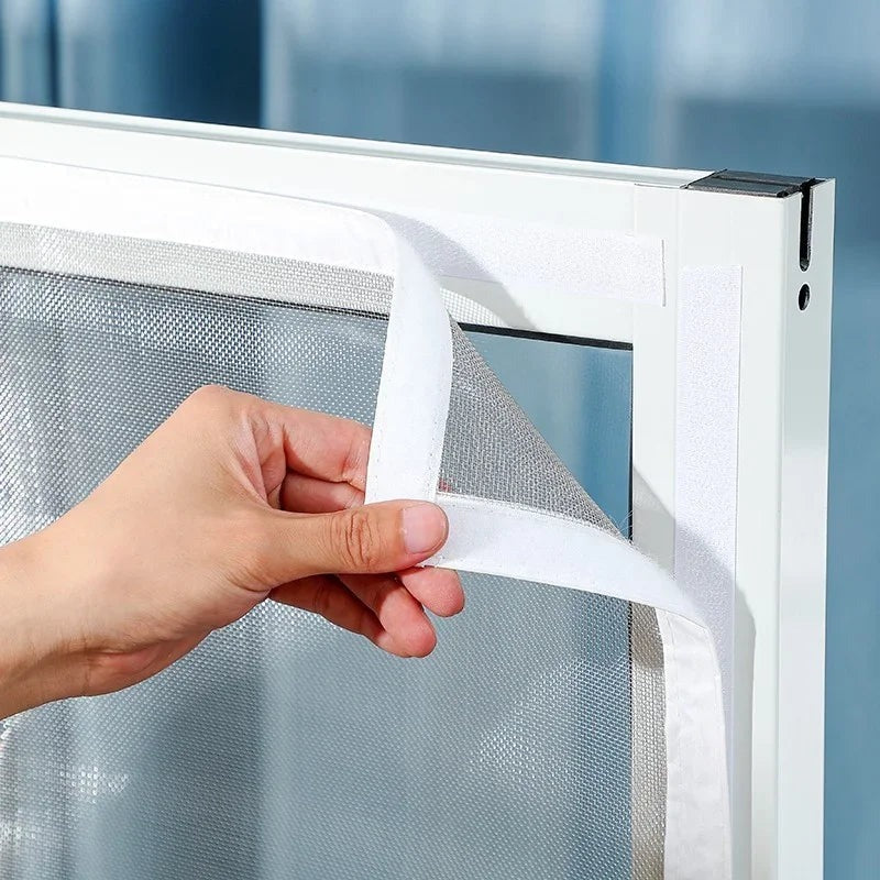 Fliegengitter mit Abnehmbarem Klettverschluss für Fenster - InsectGuard