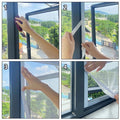 Fliegengitter mit Abnehmbarem Klettverschluss für Fenster - InsectGuard