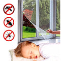 Fliegengitter mit Abnehmbarem Klettverschluss für Fenster - InsectGuard