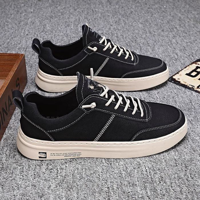 Herren Casual Sneaker aus Leder - UrbanFlex
