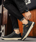 Rutschfester Casual-Herrensneaker aus Leder - UrbanGrip