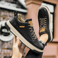 Rutschfester Casual-Herrensneaker aus Leder - UrbanGrip