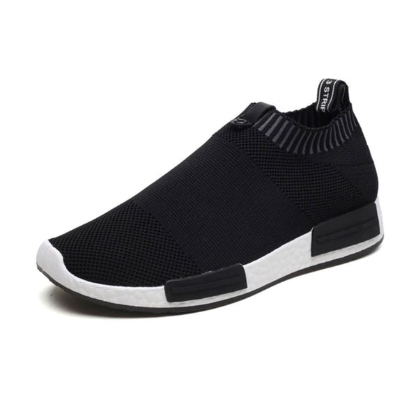 Atmungsaktive Herren-Freizeitsneaker aus Strickstoff - BreezeWalk