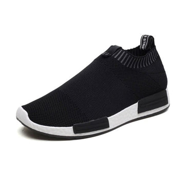 Atmungsaktive Herren-Freizeitsneaker aus Strickstoff - BreezeWalk